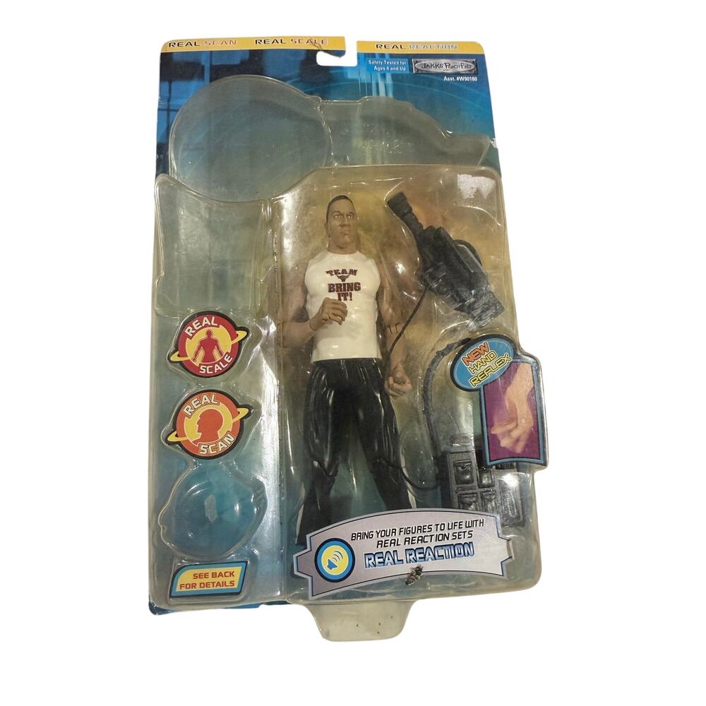 2002 WWF The Rock R3 Tech Series 2 JAKKS Pacific Team Bring It WWE Figure